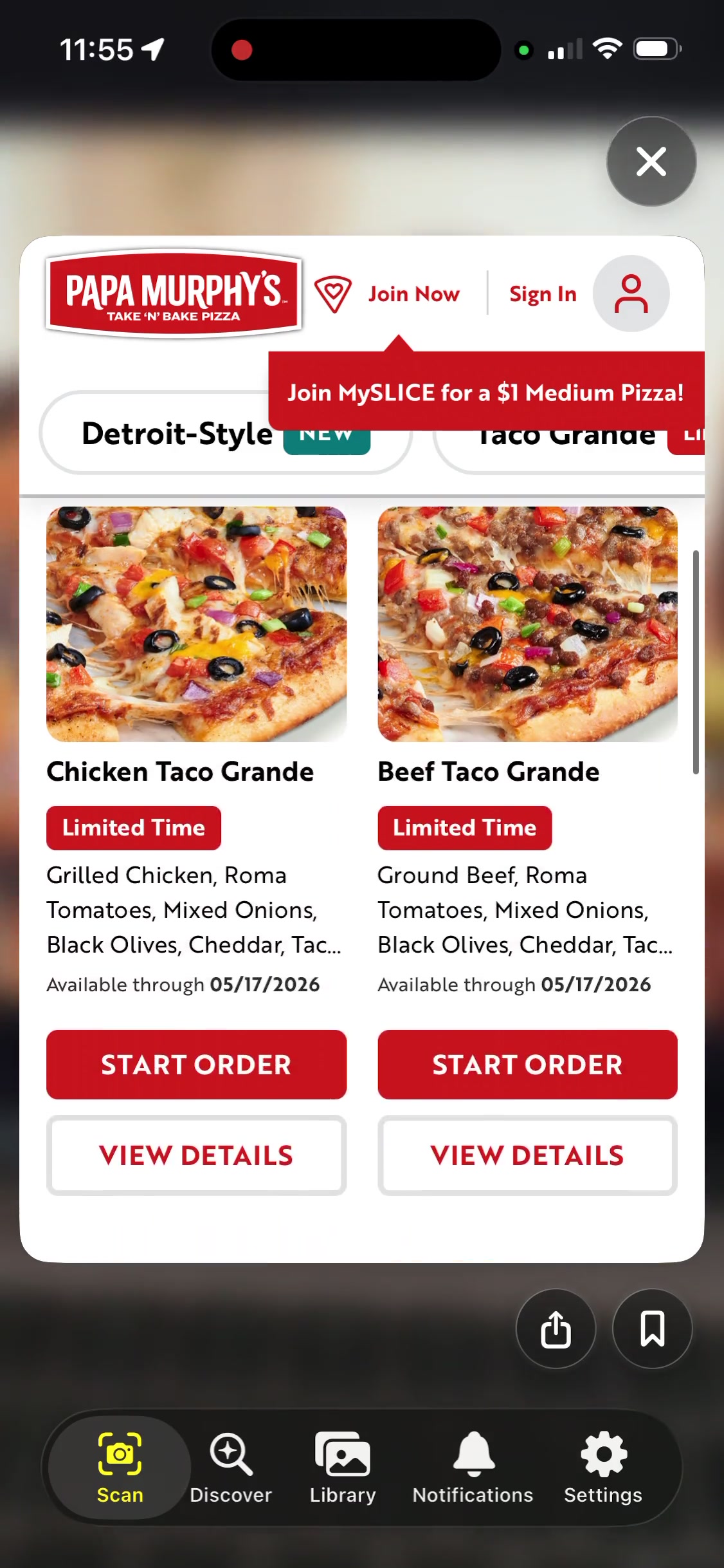 Branded second-screen destination